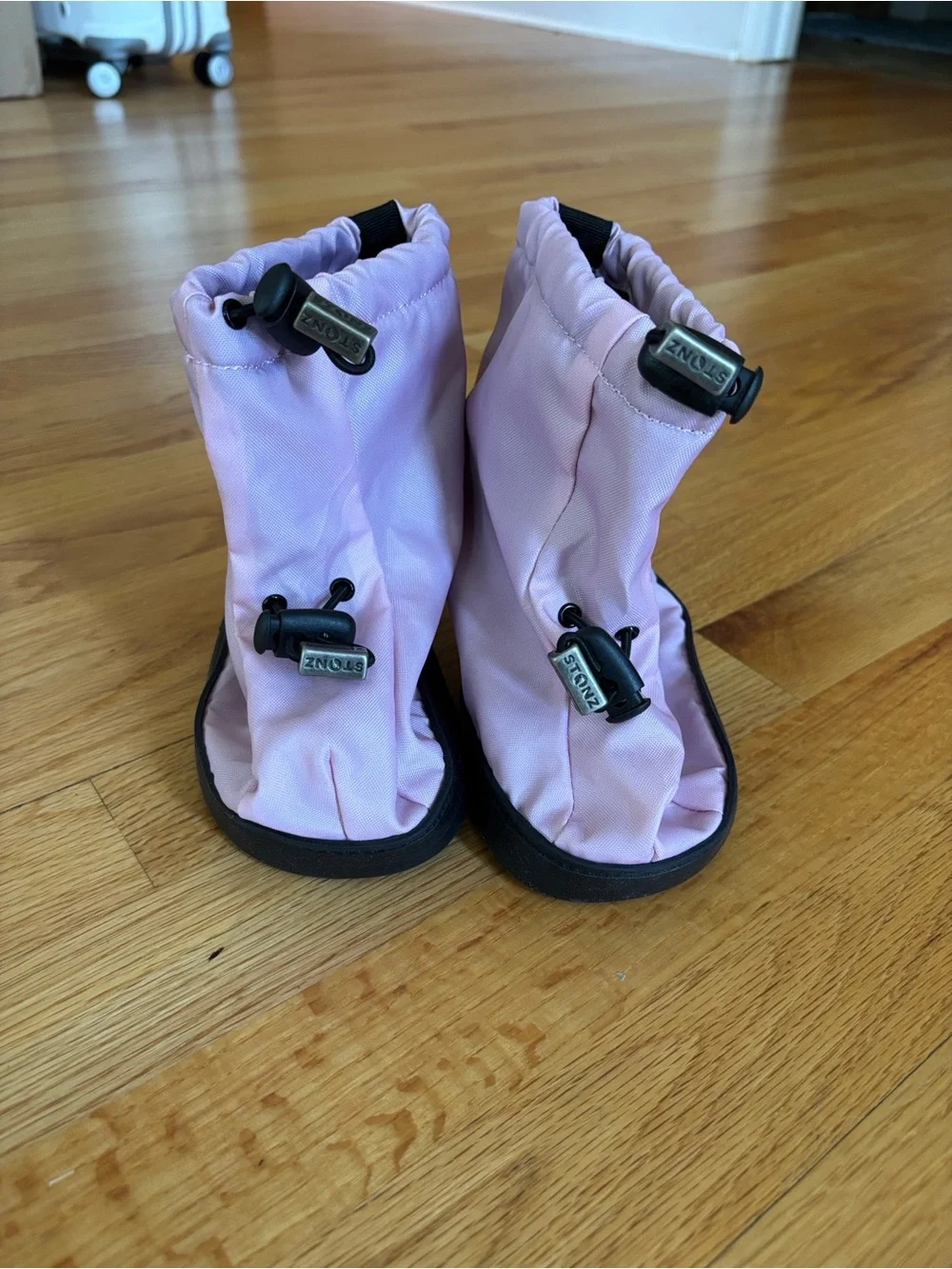 Stonz Pink Baby Waterproof Bootie COVERS (baby XL) - goes over other shoes